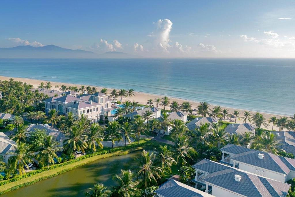 Marriott Danang oceanfront villas overlooking the sea
